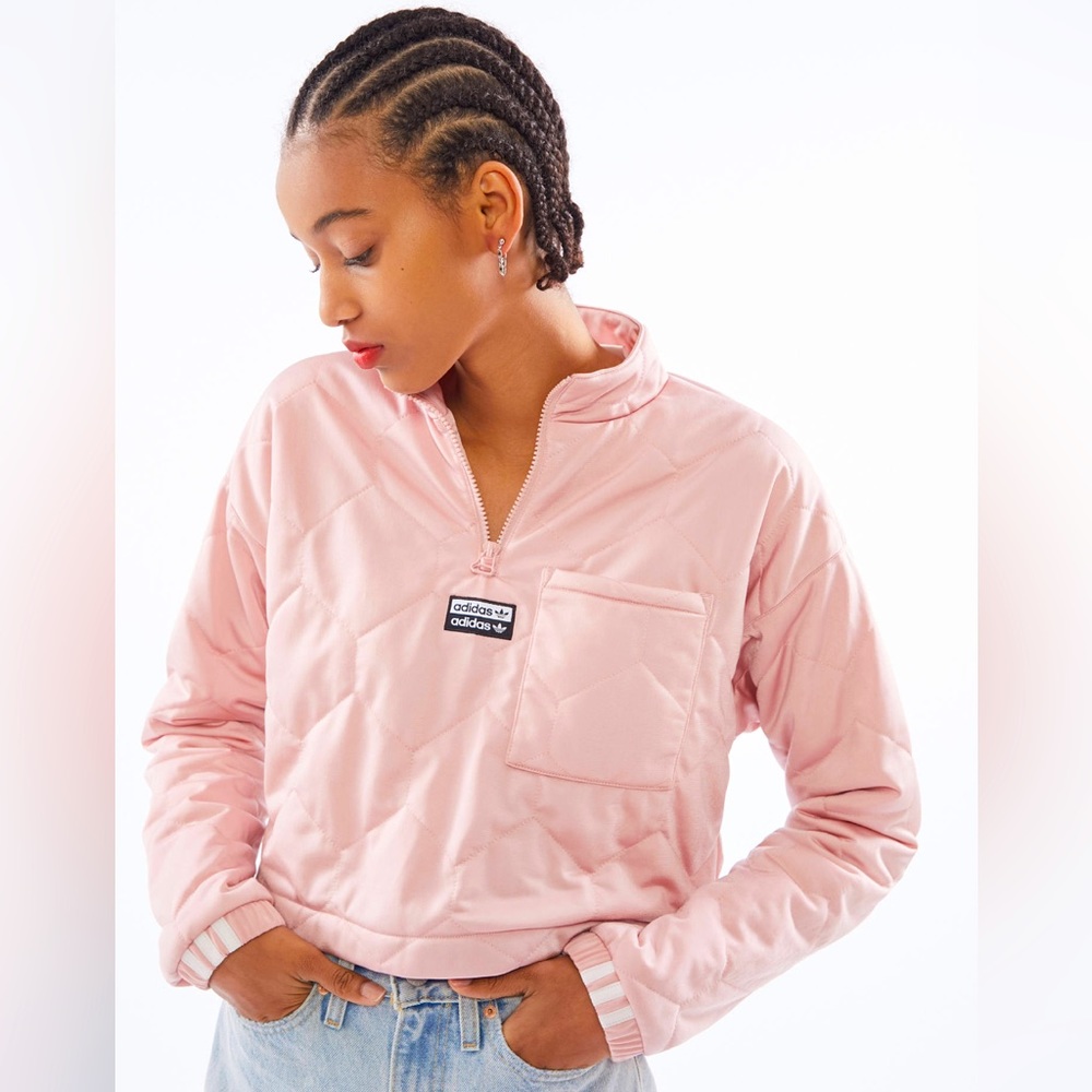 Adidas Originals Women's Cropped Sweatshirt ED7422 | SIZE L